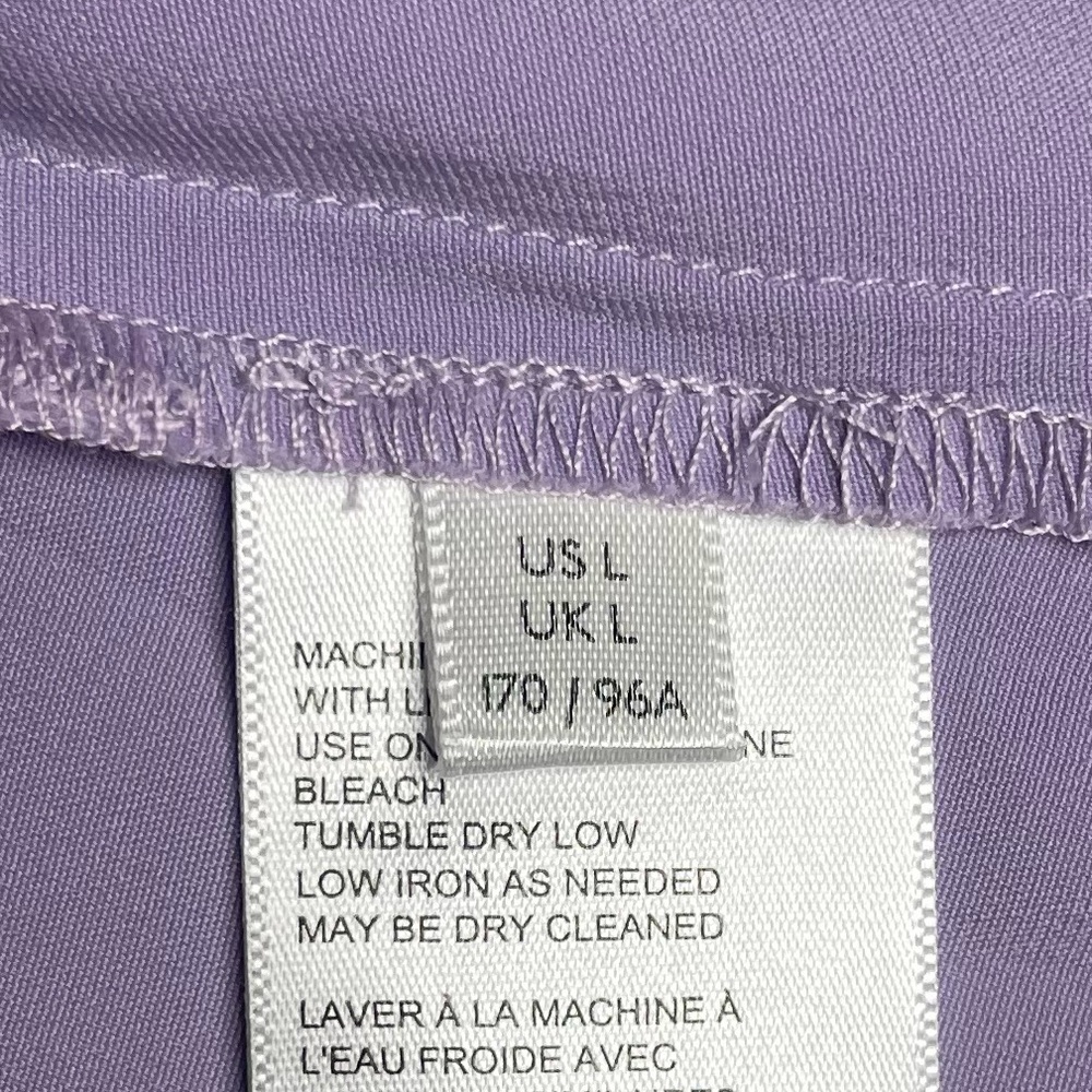 Urban Outfitters Lilac Padova Satin Button Front Mini Slip Dress size Large NWT - Picture 8 of 14